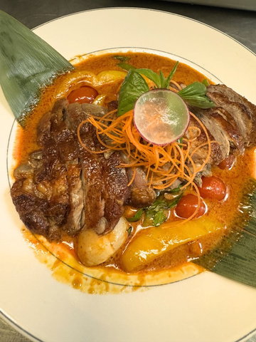 Roasted Duck Curry With Lychee