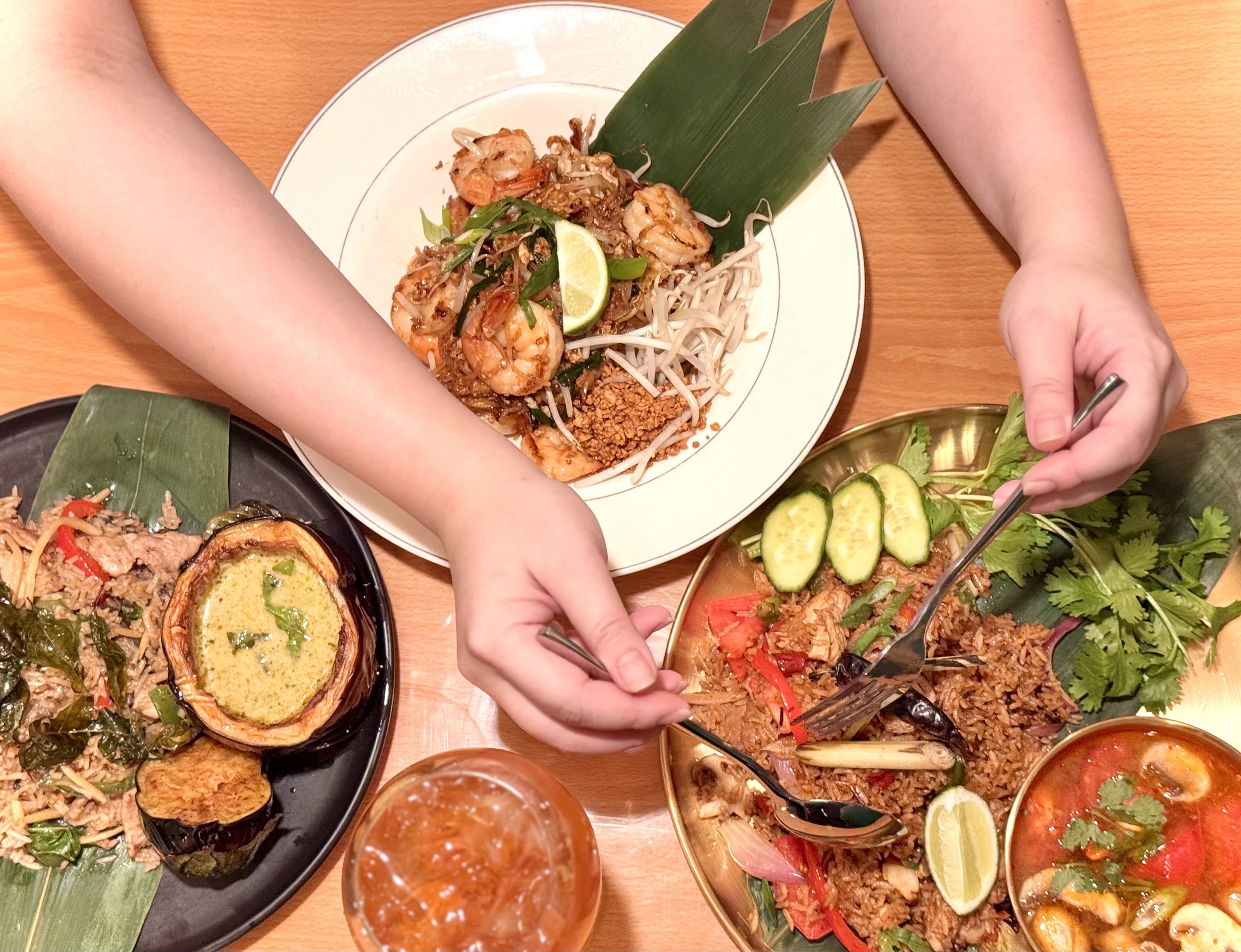 Ra-Moon dishes served at the table